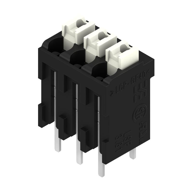 1825800000 - 3-Pole Black Terminal, 3.81mm Pitch, 180° Configuration  (Pack of 46)