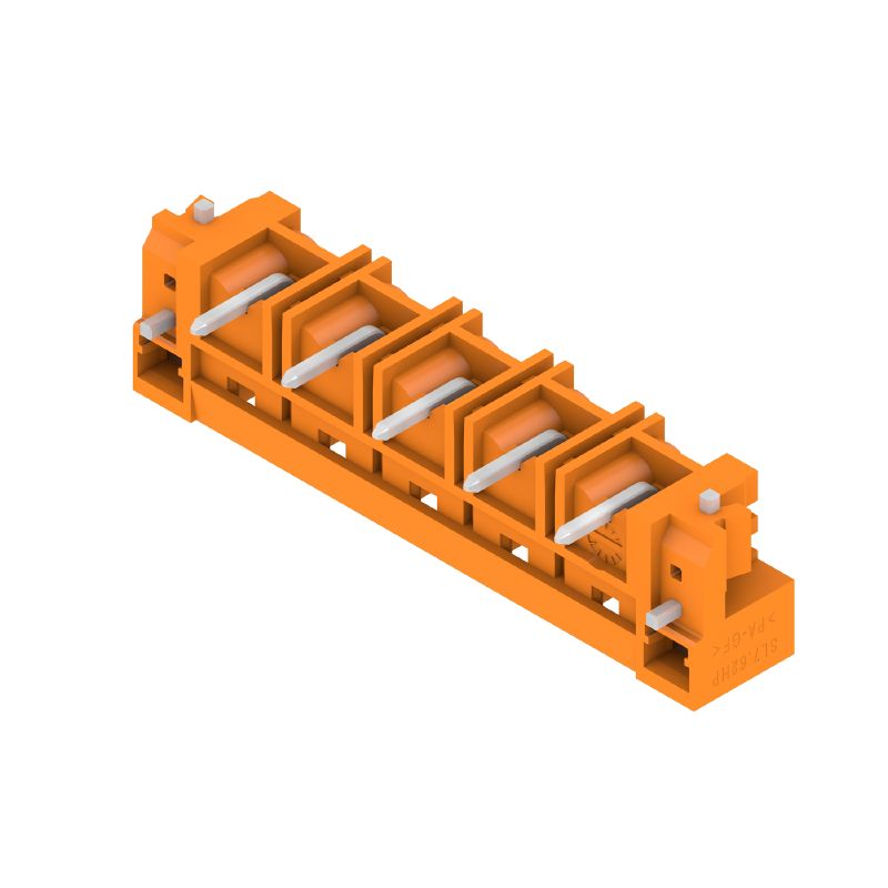 1472640000 - 5-Pole 7.62mm PCB Connector, 270° Angle, Orange  (Pack of 50)