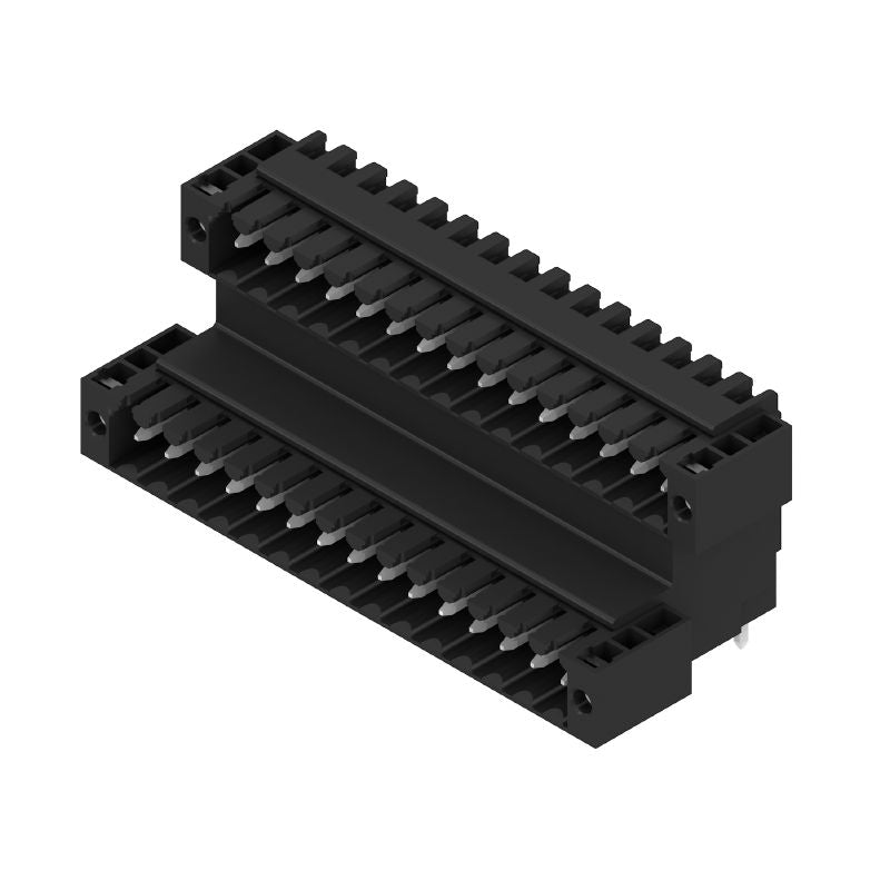 2457740000 - 30-Pole 3.5mm Male Header Connector with 90° Flange  (Pack of 10)