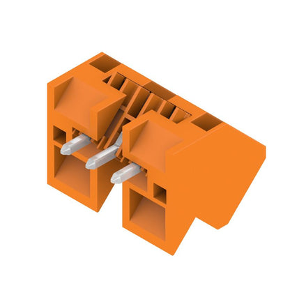 1643340000 - 3-Pole 3.50mm PCB Connector with 135° Solder Angle  (Pack of 102)