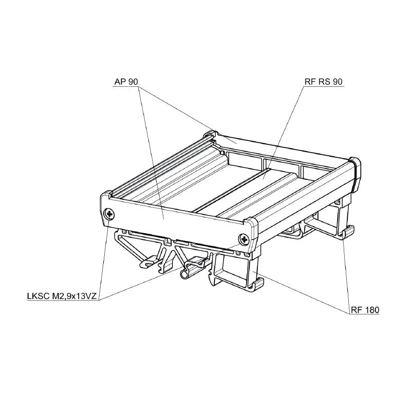 1961880000 - AP 90 OR Orange End Plate, 12.3mm Wide, RoHS Compliant  (Pack of 20)