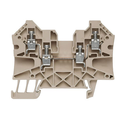 1905060000 - 4mm² Feed-Through Terminal Block, 32A, Dark Beige  (Pack of 50)
