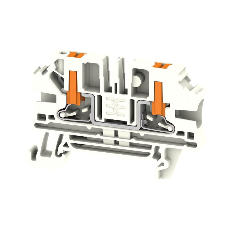 2871940000 - White Push-In Terminal Block, 4 mm², 32 A Rating  (Pack of 50)