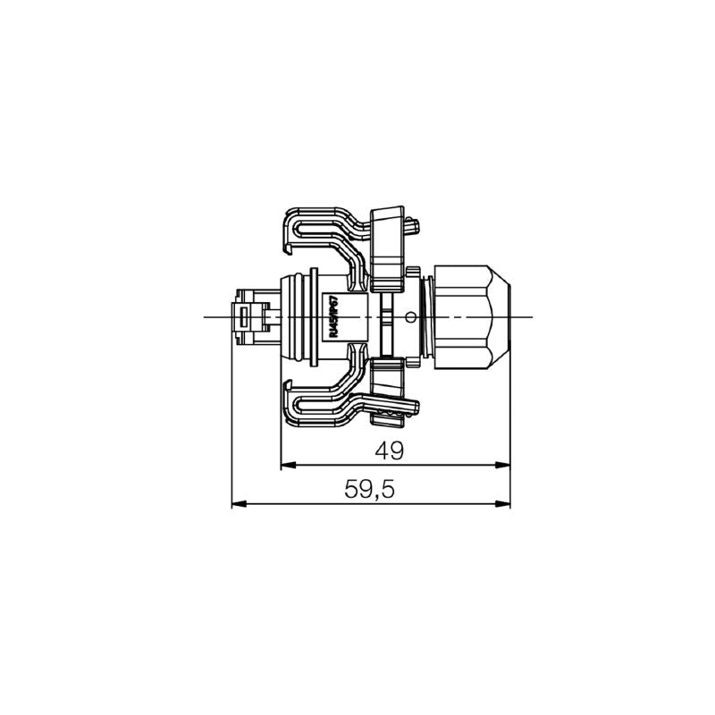 8808380000 - Cat.6A IP67 Connector Plug, RoHS Compliant