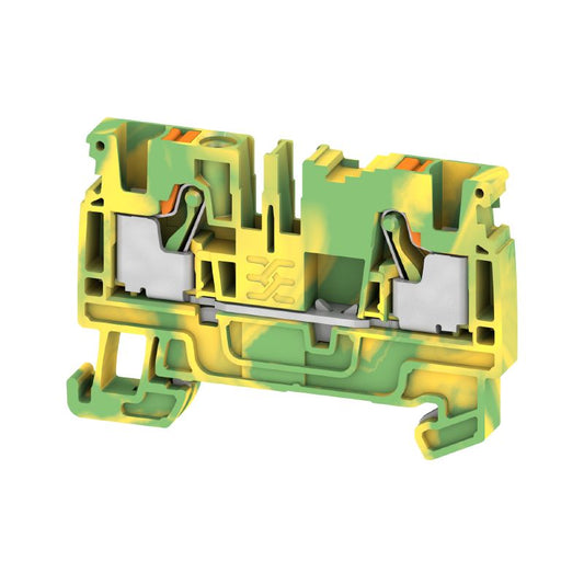 2051360000 - A2C 4 PE Push-In Terminal, 39.5mm x 60mm, Green/Yellow  (Pack of 50)