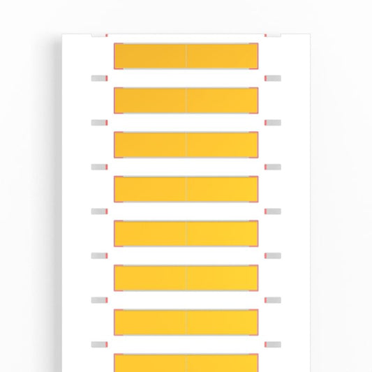 2437560000 - Yellow Cable Markers for 1.6-4.8mm, 25.4x7.6mm, RoHS Compliant  (Pack of 2000)