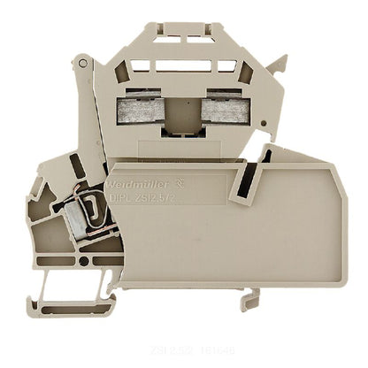 1616460000 - 2.5mm² Fuse Terminal with Tension-Clamp Connection, Dark Beige  (Pack of 10)