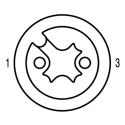 1075391000 - 10m M12 Shielded Connecting Line with IP67 Protection
