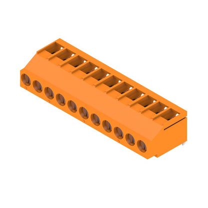 2429590000 - 5.00mm Orange PCB Terminal, 11 Poles, 180° Angle  (Pack of 30)