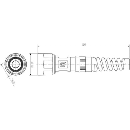 1962560000 - IP67 Compliant Empty Enclosure with Bending Protection  (Pack of 10)