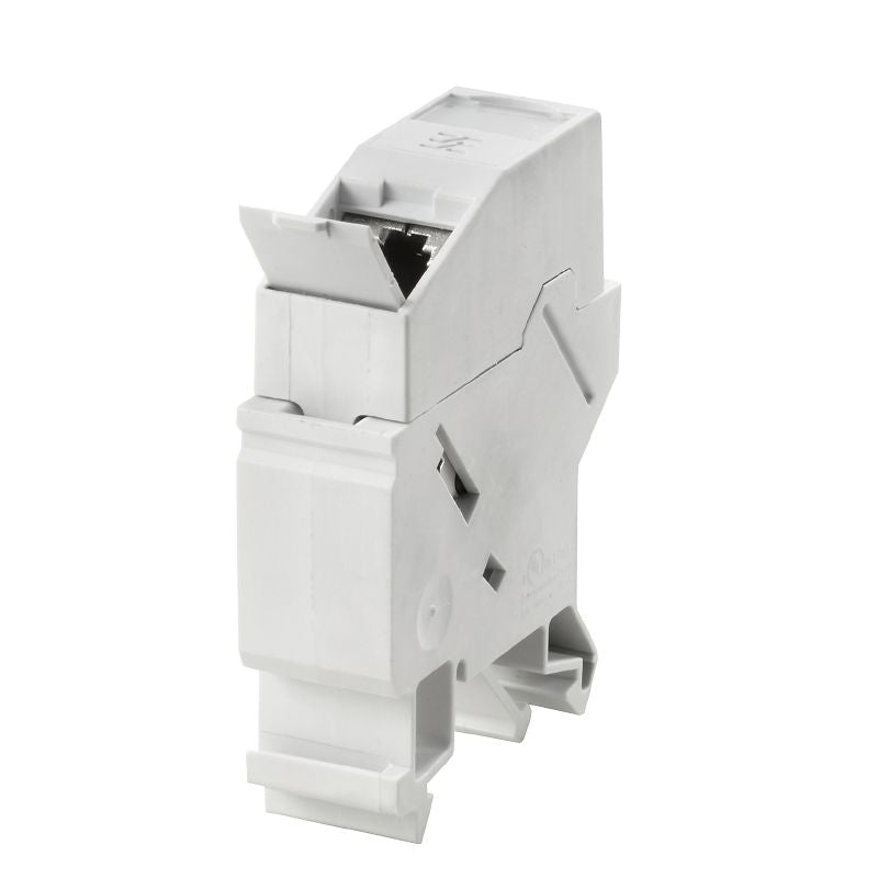 8808360000 - Cat.6A RJ45 Module for Mounting Rail, Light Grey