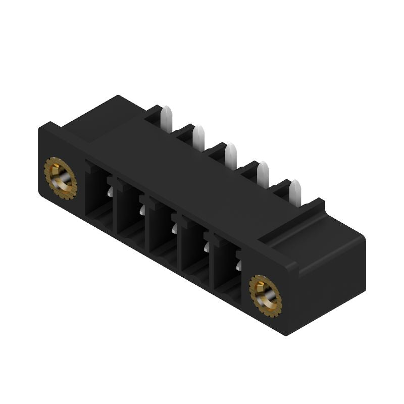 1037360000 - 5-Pole Black PCB Connector with 1.5mm Solder Pins  (Pack of 50)