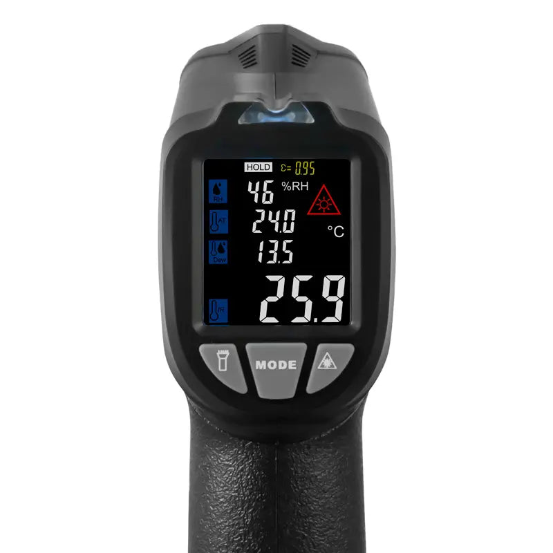 PCE-675 - Infrared Digital Thermometer with Laser Pointer and ISO Certification