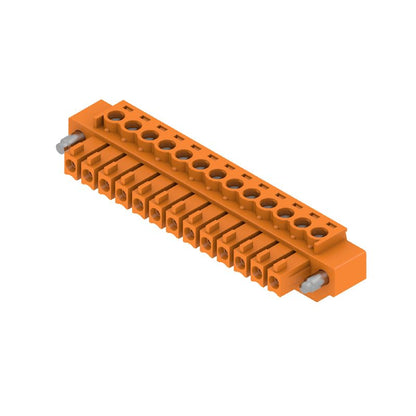 1941120000 - 3.81mm 13-Pole Female PCB Connector at 180° Angle  (Pack of 50)