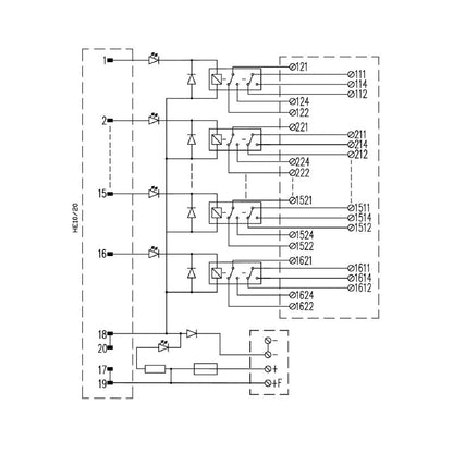 9447160000 - RSM-16 Device, 68mm x 109mm x 263mm, RoHS Compliant