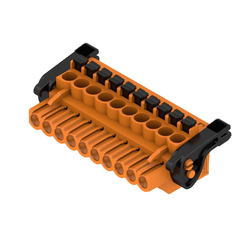 1980950000 - 90° Female PCB Connector, 5mm Pitch, 10 Poles, Push-In  (Pack of 30)