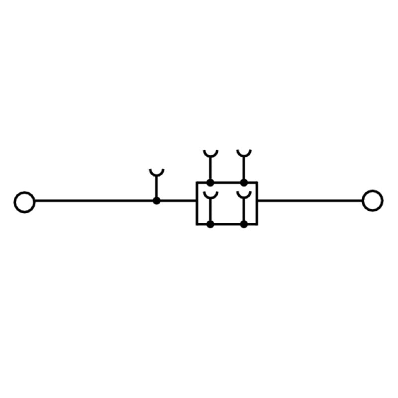1991780000 - Dark Beige 6 mm² Supply Terminal with PUSH IN Connector  (Pack of 20)