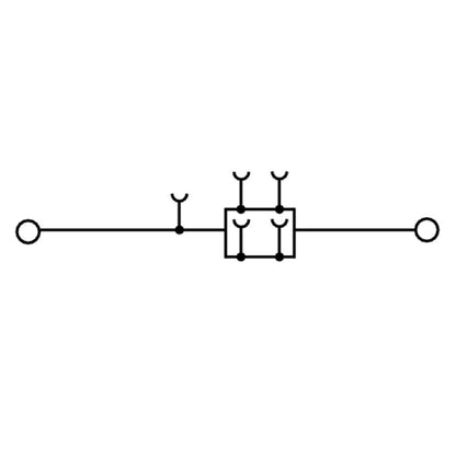 1991780000 - Dark Beige 6 mm² Supply Terminal with PUSH IN Connector  (Pack of 20)