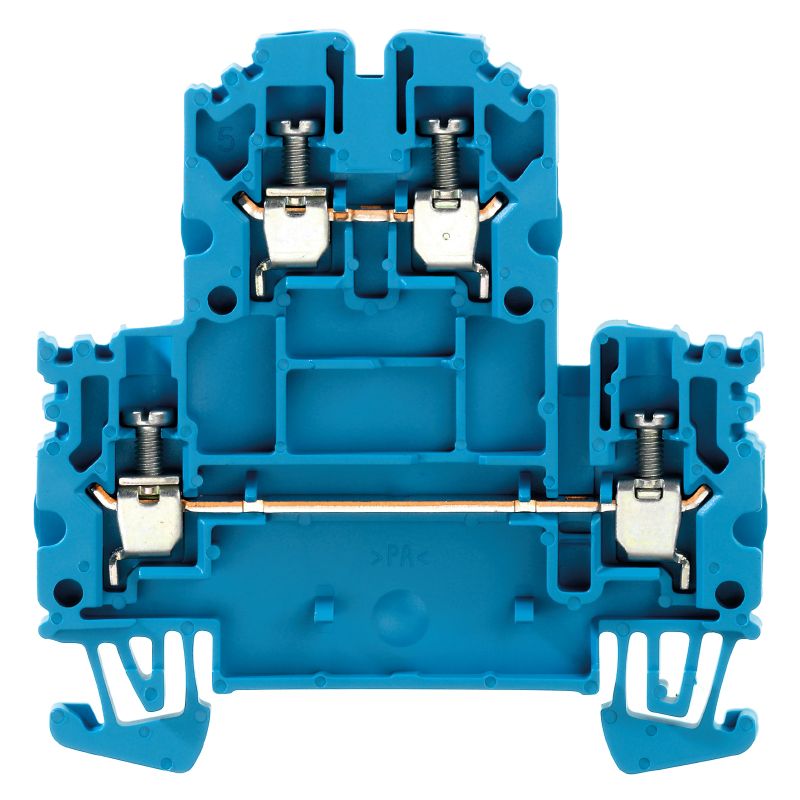 1041680000 - Blue 2-Tier Modular Terminal for Electrical Installations  (Pack of 50)