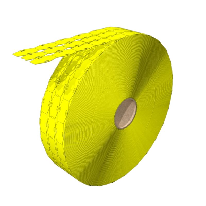 2712100000 - Yellow Cable Markers 26mm x 15mm, 7-40mm Sizes, 9000 Pack  (Pack of 9000)