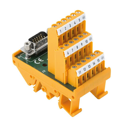 1428080000 - 15-Pole High-Density SUB-D Connector with Screw Connection