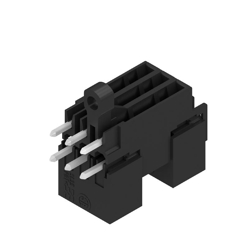 1634280000 - 3.50mm 6-Pole THT PCB Connector, 90° Angle, Durable Metal  (Pack of 50)