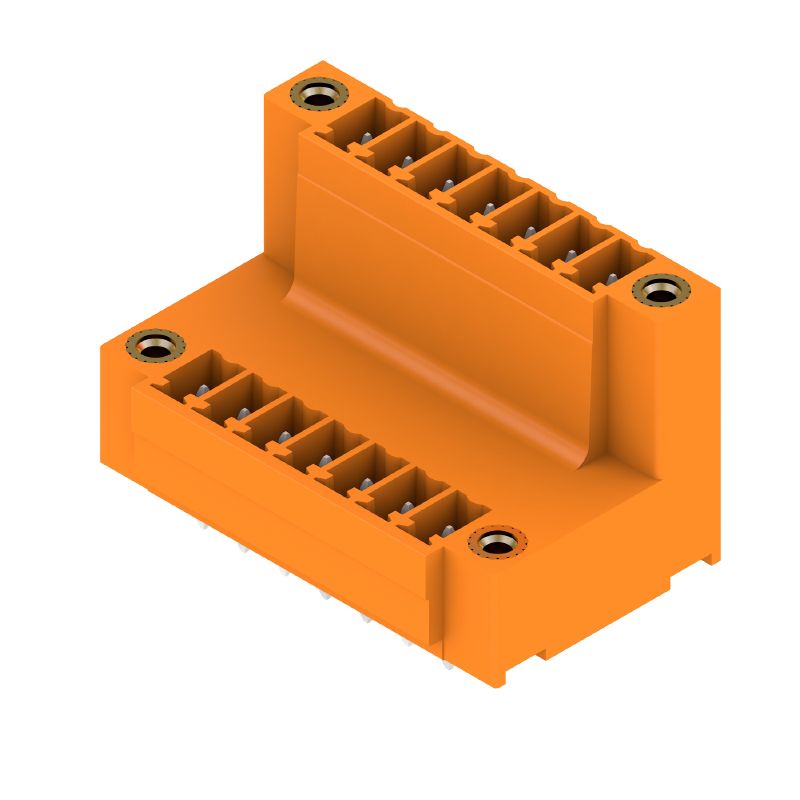 1035040000 - Orange 14-Pole PCB Connector, 3.81mm Pitch, 180° Angle  (Pack of 50)