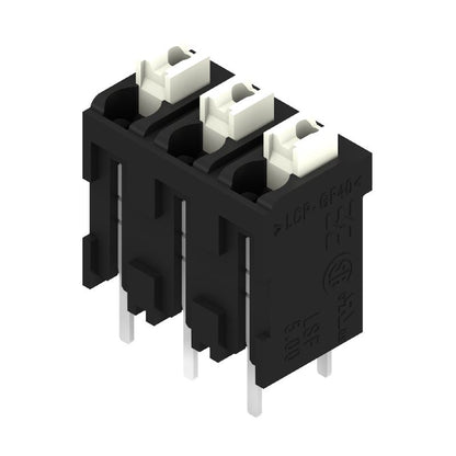 1876130000 - 3-Pole 5mm PCB Terminal Block with 180° Design, Black  (Pack of 175)