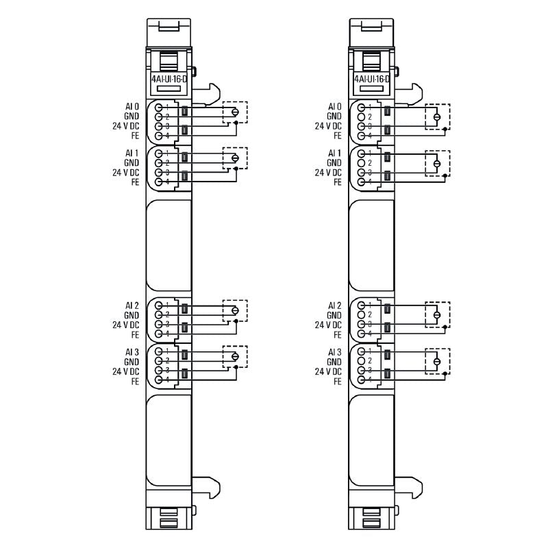 1506910000 - 4-Channel Analog Remote I/O Module, IP20, 16-Bit