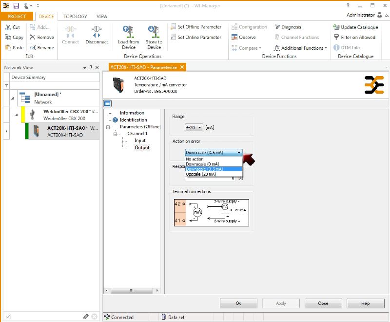 2456180000 - Dual-Channel Analog Isolating Converter with Diagnostics