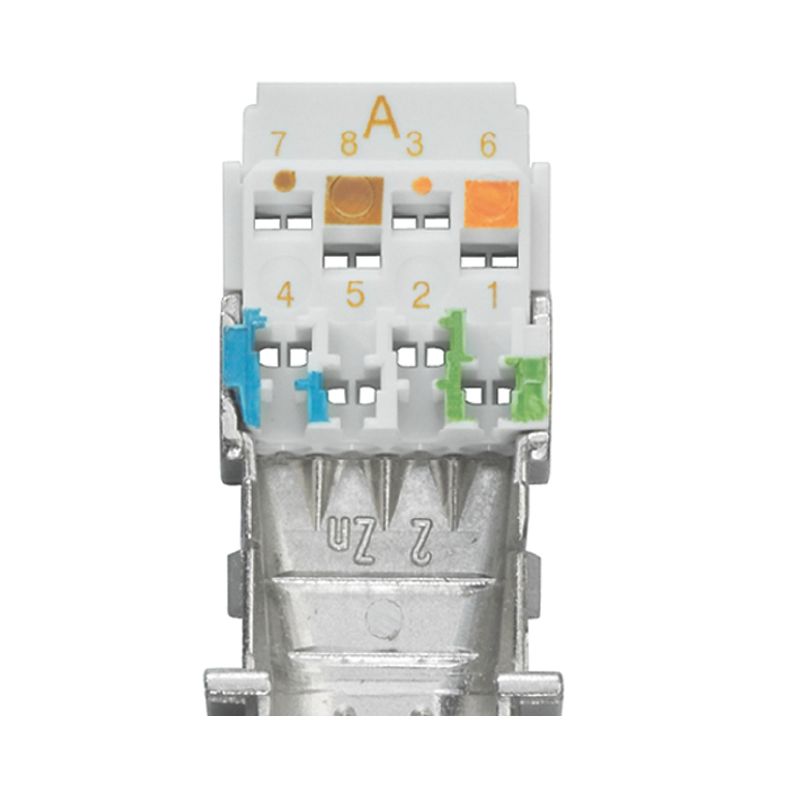 1132010000 - TIA-568A RJ45 Plug Insert, Tool-Free Installation  (Pack of 10)