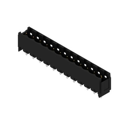 2447880000 - 12-Pole 5.08mm PCB Connector with Dovetails and Gold Contacts  (Pack of 50)