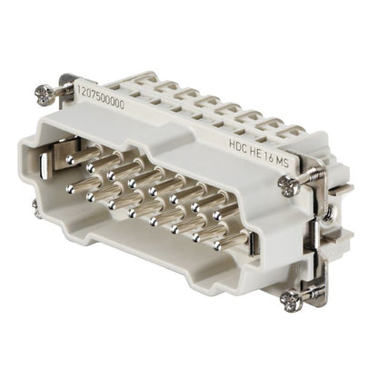 1207500000 - 16-Pole Screw Connector, 500V, 16A, Size 6