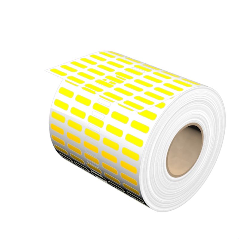 1516990000 - Yellow 5.1 x 16.5mm Self-Adhesive Polyester Device Markers