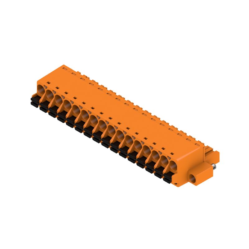1017600000 - 5mm 16-Pole Female Plug Connector, 180° Angle, Push In System  (Pack of 18)