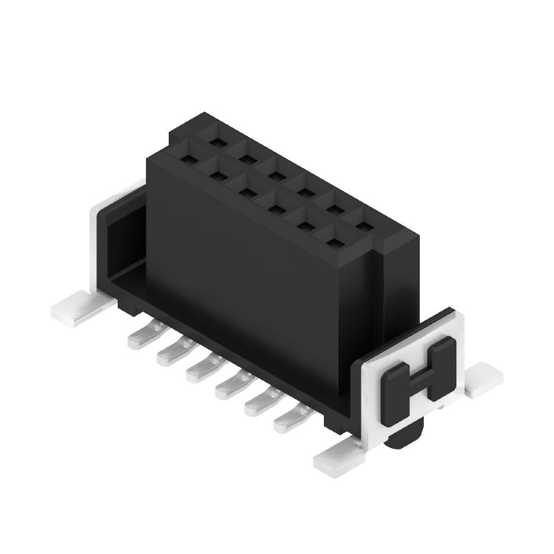 2747250000 - 12-Pole 1.27mm PCB Connector, 180° Elbow Design  (Pack of 280)