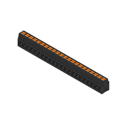 2787540000 - 5mm Pitch Black PCB Terminal with 22 Poles at 90° Angle  (Pack of 34)