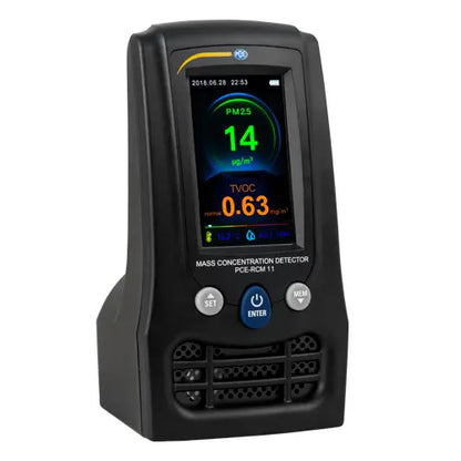 PCE-RCM 11 - Portable Particle Counter with Air Quality Display