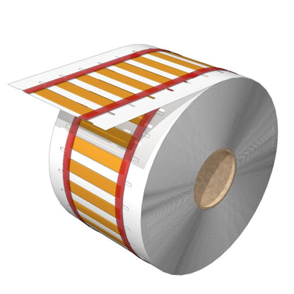 2621790000 - Yellow Conductor Markers for 2.4-4.8mm Wires, 49.8mm High  (Pack of 1000)