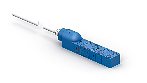 ZAA08R602 - IP67 8-Port M8 Connection Box with 3-Pin Configuration