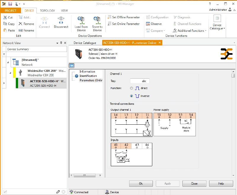 2456120000 - High Current EX Signal Isolator with Relay & Opto Module
