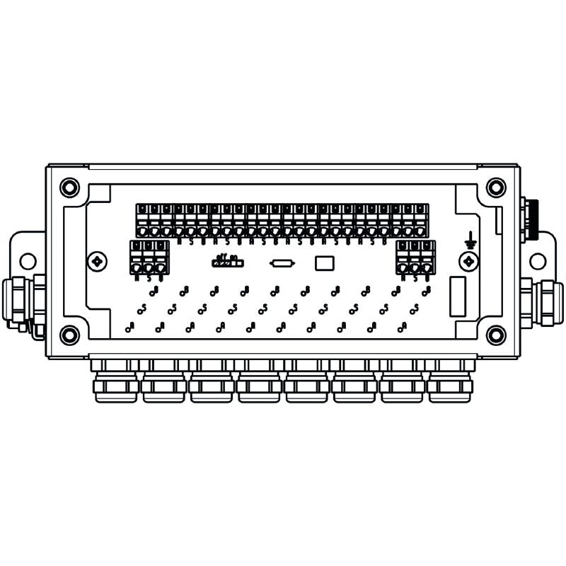 8703470000 - IP66/IP67 8-Device Fieldbus Distributor System