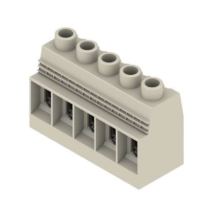 1386280000 - 15mm Five-Pole PCB Terminal with 90° Connection, 4.5mm Pins  (Pack of 16)