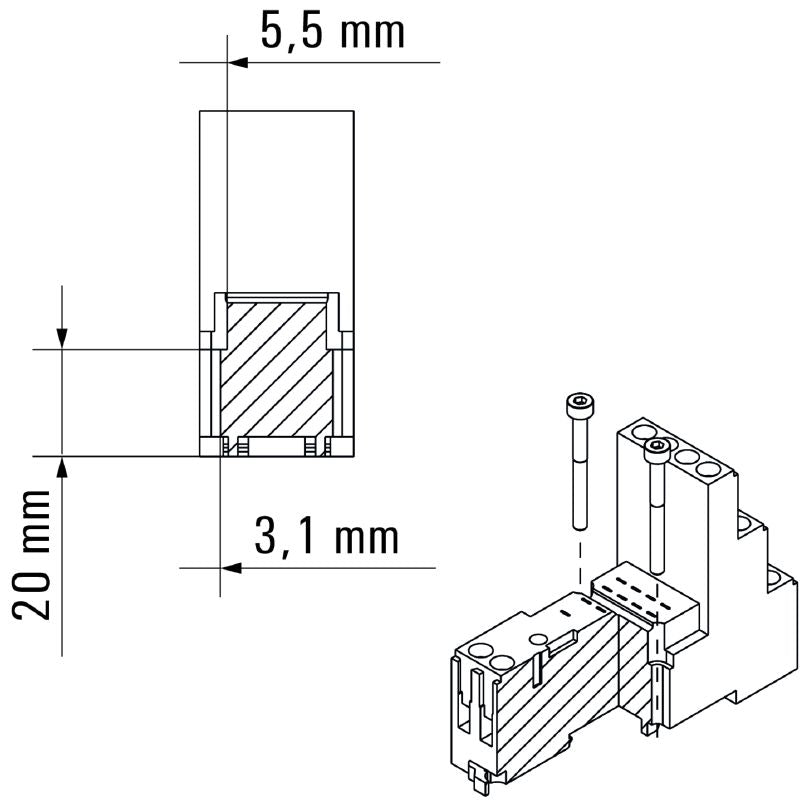 7760056264 - 4 CO Eco Relay Socket, 6A, -40°C to 70°C Temperature Range  (Pack of 10)