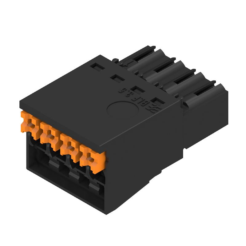 2537940000 - 4-Pole PCB Plug Connector, 180° Angle, Push-In Mechanism  (Pack of 84)