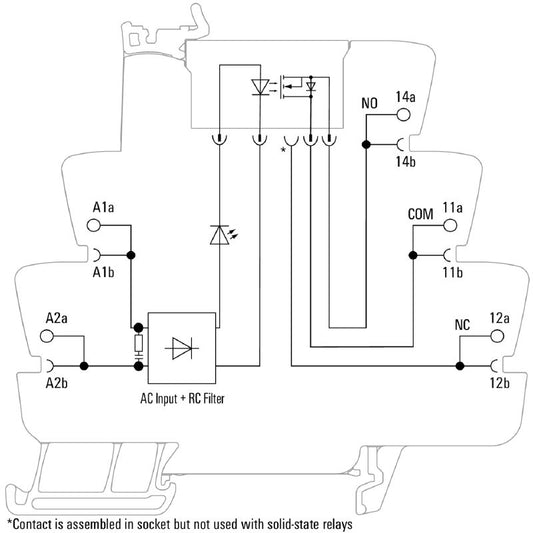 2618670000 - 230VAC Solid-State Relay, 2A, PUSH IN Connection  (Pack of 10)