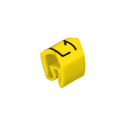 1871891728 - Yellow PVC Cable Marker for 4-10mm Conductors  (Pack of 100)