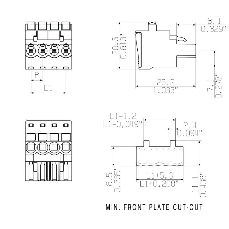2774930033 - 0.33m Smart Metering Cable Assembly, 6kV Rated  (Pack of 10)