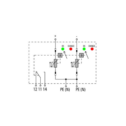 1351240000 - VPU II Surge Arrester for Solar with Remote Contact
