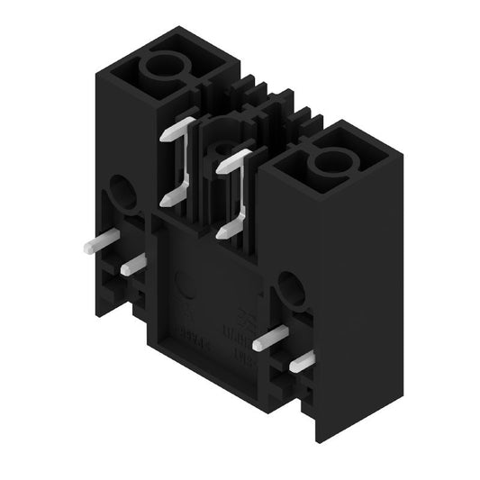 2499680000 - 7.62mm Male PCB Connector, 2 Poles, 90° Angle, Black  (Pack of 60)